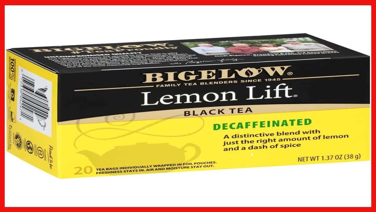 Bigelow Lemon Lift Decaffeinated Tea A Refreshing Citrus Twist for Any Time of Day