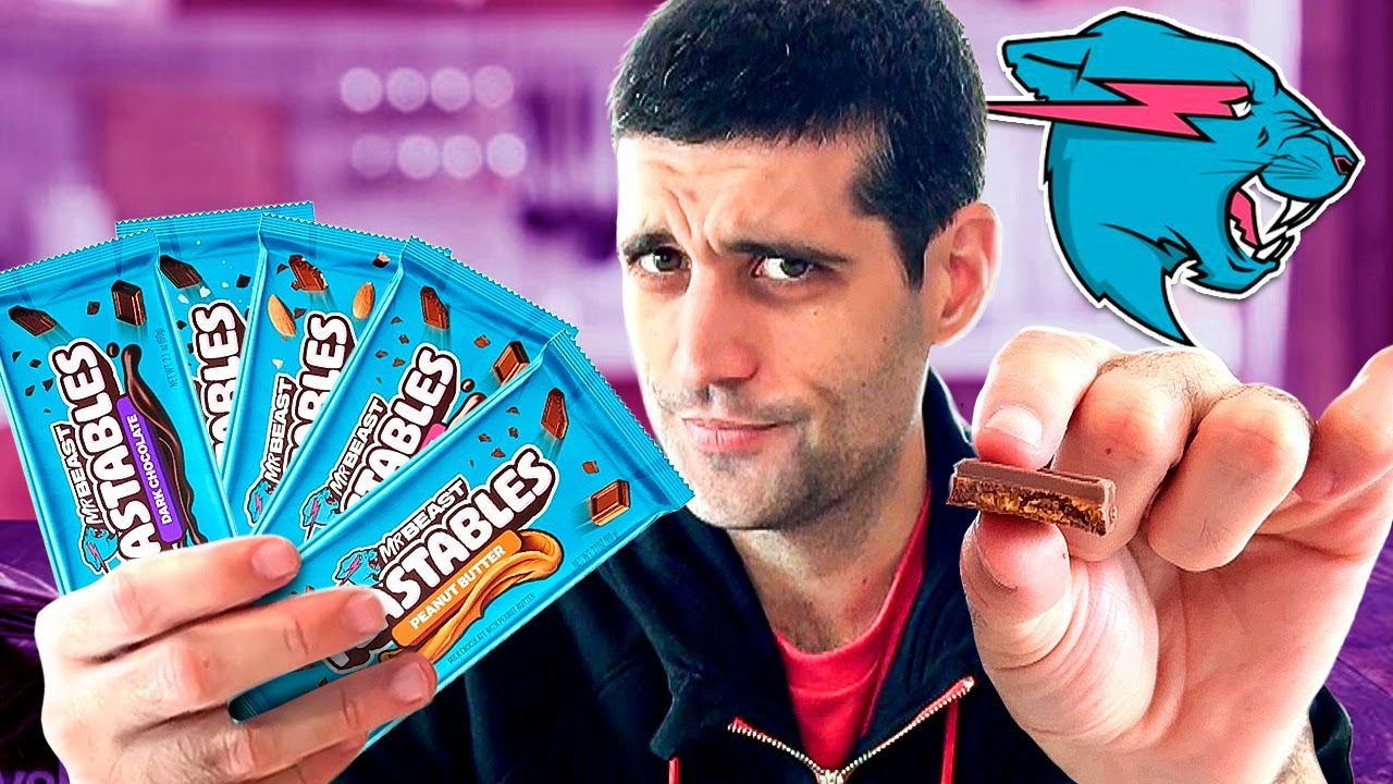 Provei TODOS os CHOCOLATES do MrBeast
