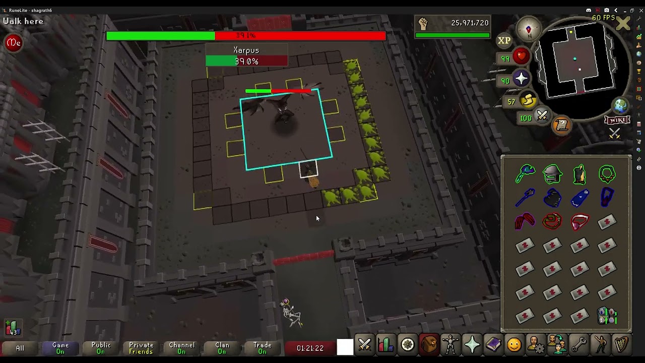 Xarpus entry mode scythe training