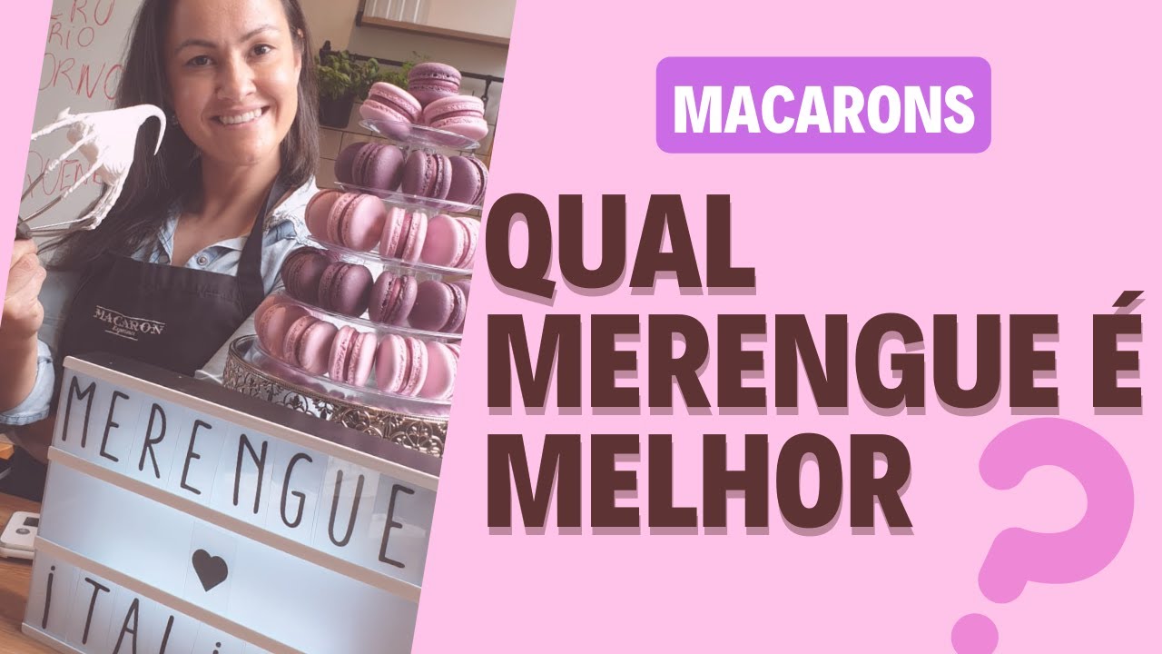 Live #29 - Qual a diferença entre as receitas de macarons e qual a melhor