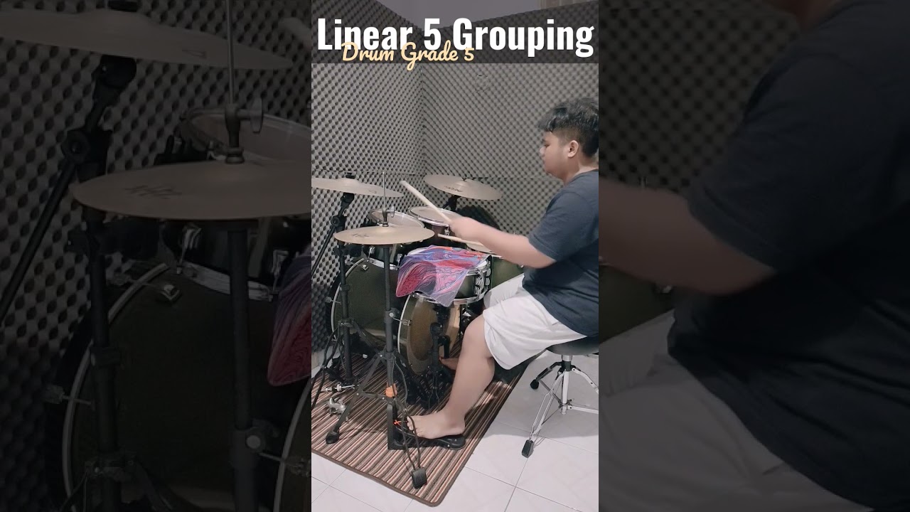 Linear Drum Lesson / Grouping 5 / RLRKK