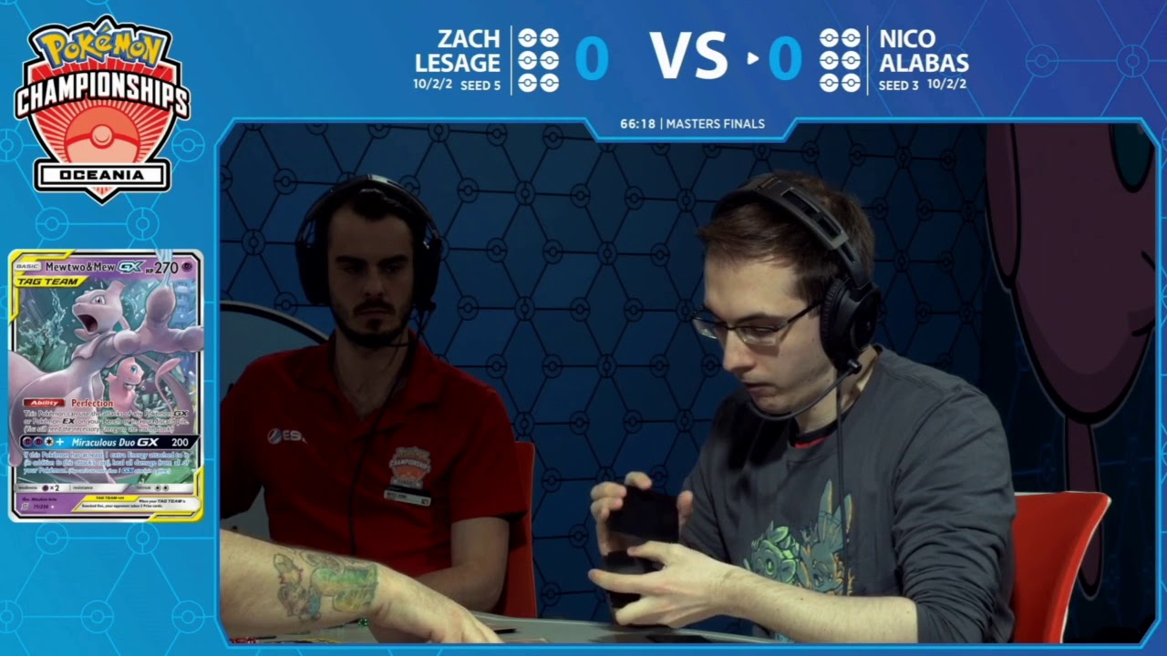 TCG Masters Final Nico Alabas Vs Zach Lesage 2020 Pok&eacute;mon Oceania International Championships