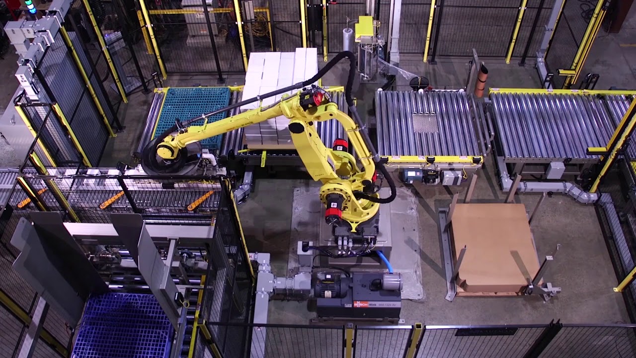 Robotic Stack and Wrap Palletizing System - Kaufman Engineered Systems