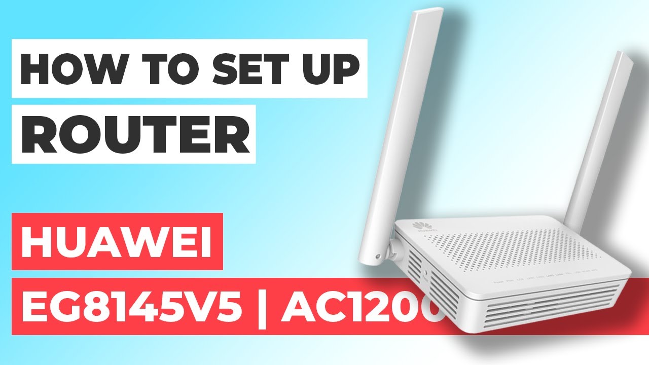 ✅ Jak skonfigurować Huawei EG8145V5 | Jak skonfigurować router WiFi Huawei EG8145V5
