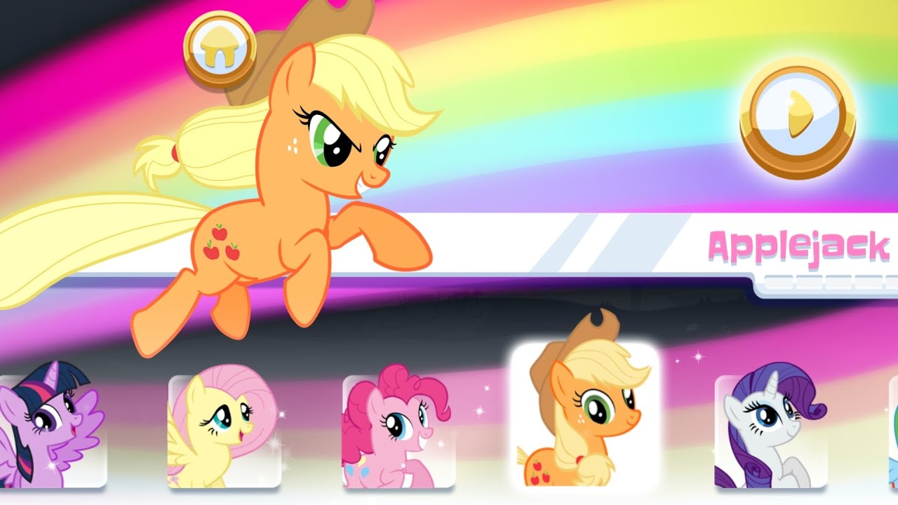 My little pony rainbow running game 