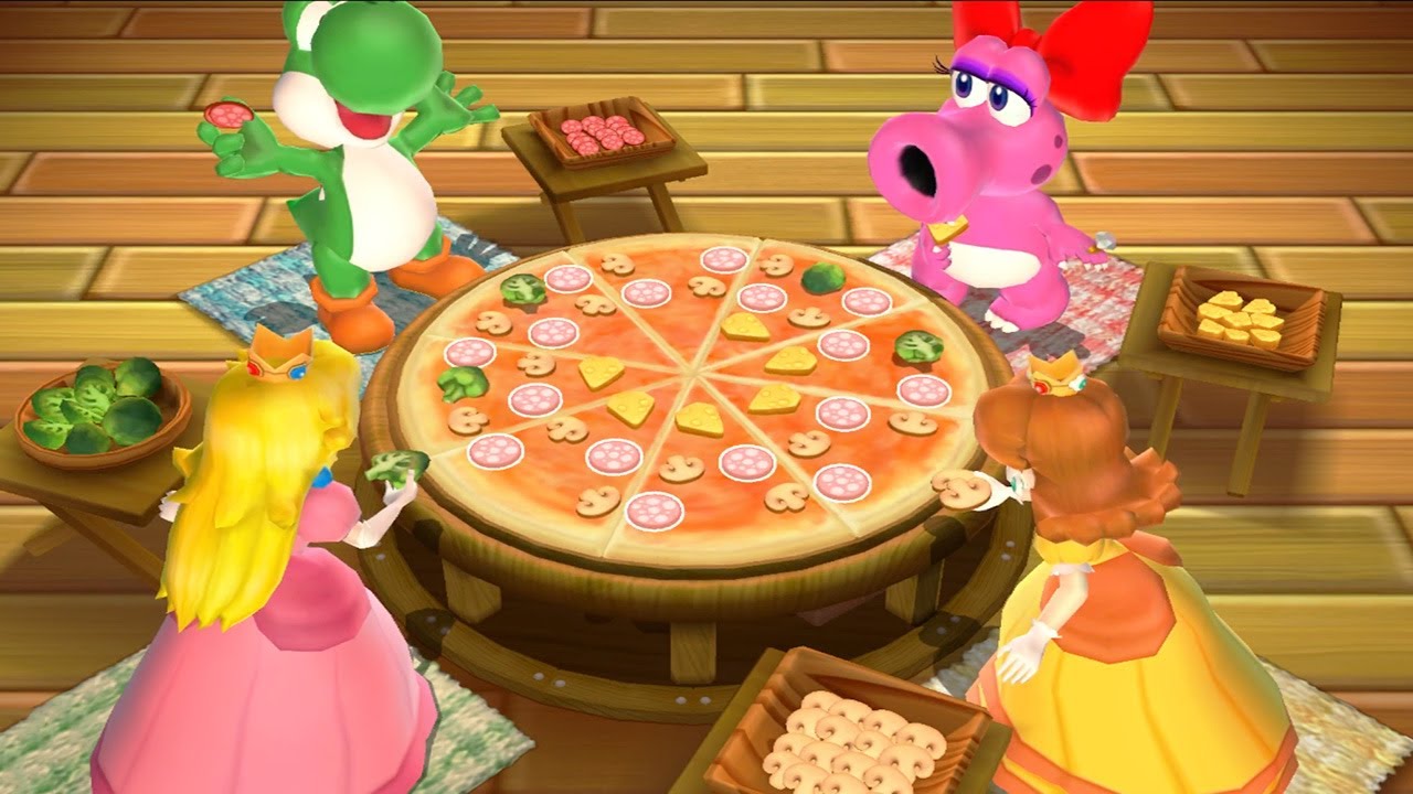 Mario Party 9 Minigames - Yoshi vs Birdo vs Daisy vs Peach (Master Cpu)