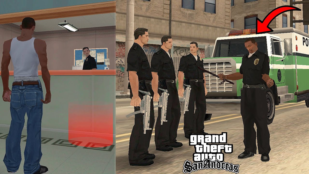 What Happens If CJ Joins POLICE In GTA San Andreas ? (HOW To Be A COP)