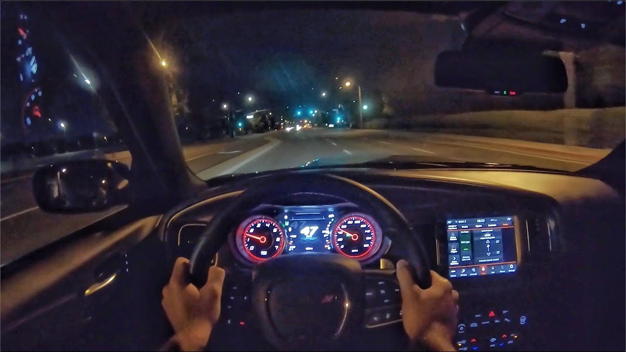 2020 Dodge Charger 392 Scat Pack Widebody POV Night Drive (3D Audio)(ASMR)