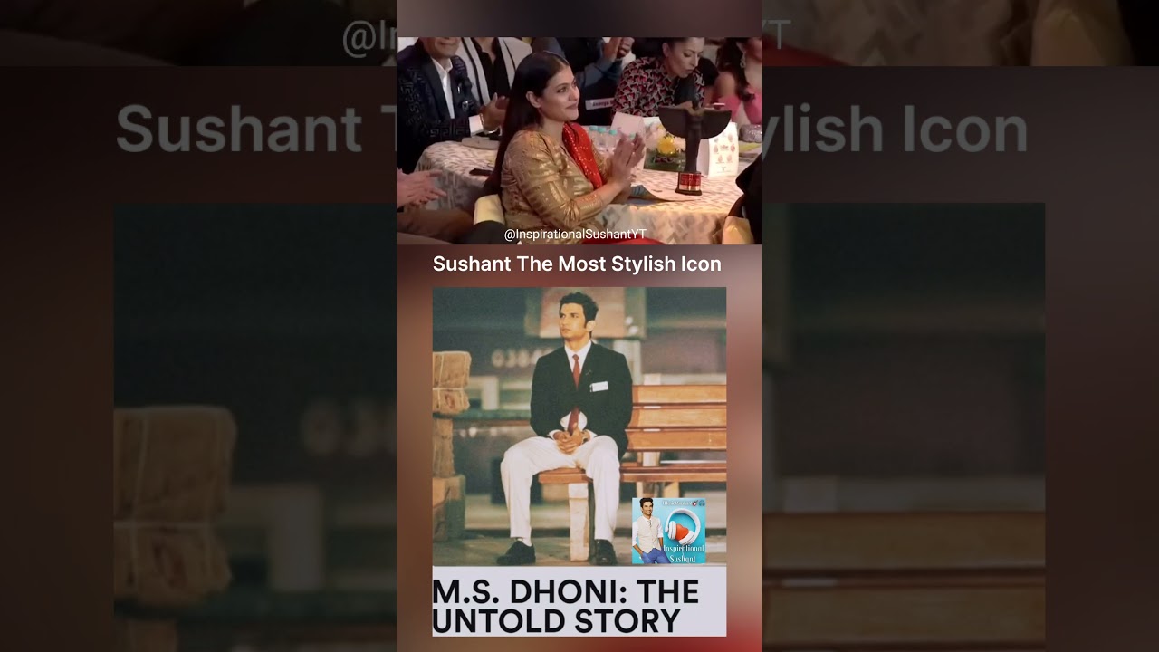 Sushant The Most Stylish Icon 