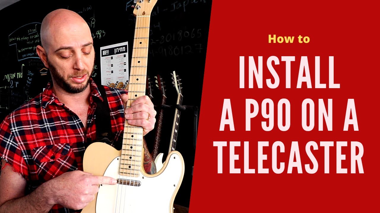 Installing a P90 on a Telecaster ( 🎸Guitar Modding)