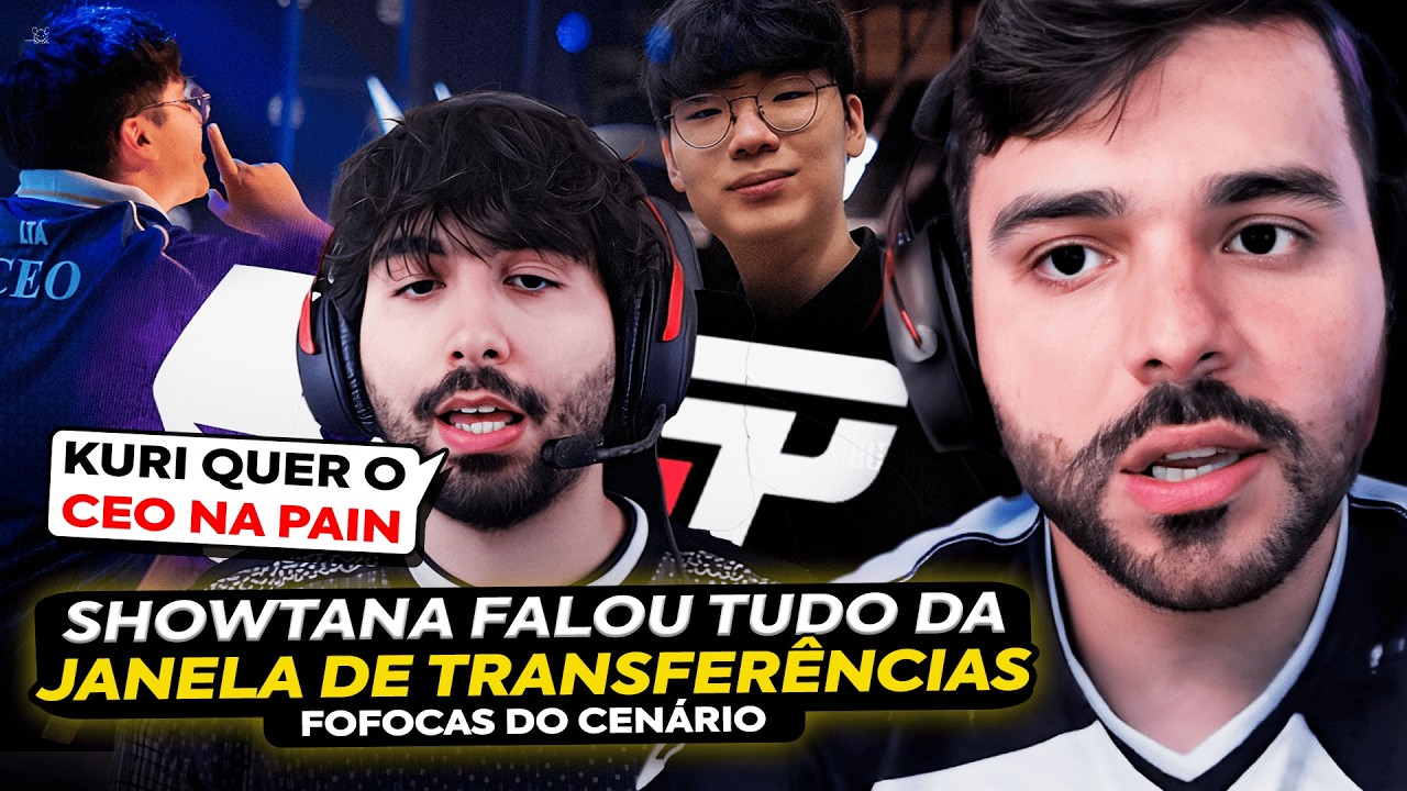🚨 COMO VAI SER A JANELA DE TRANSFERÊNCIAS PÓS COPA CBLOL 2026? SHOWTANA FALOU TUDO! MINERVA REAGE