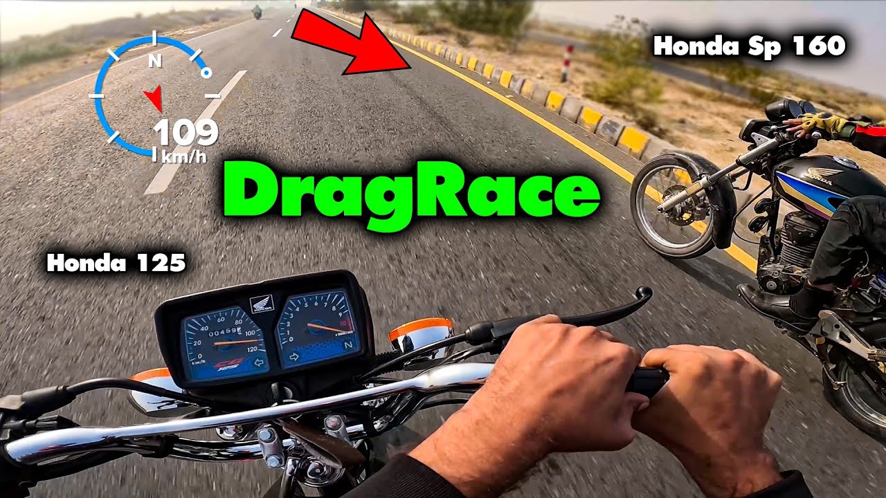 Honda sp160 vs CG125 2026 vs SP160 Drag Race | Top Speed Test cg150