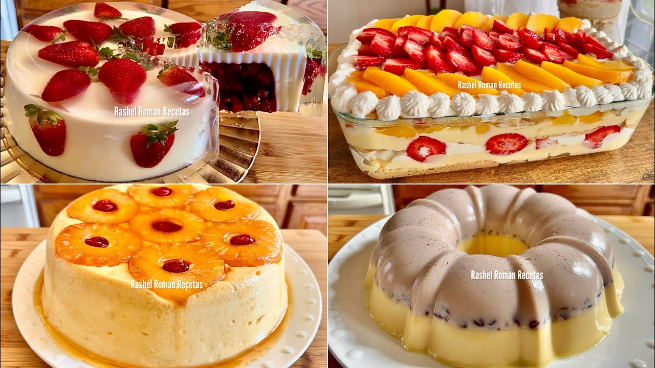 LOS MEJORES POSTRES PARA FIN DE AÑO FACILES Y DELICIOSO/sobremesas 😋