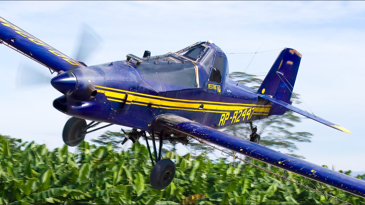 RAW PERFORMANCE | 1978 Ayres S2R-T34 Turbo Thrush (RP-R2447) | Ag-Aviation Plane-Spotting