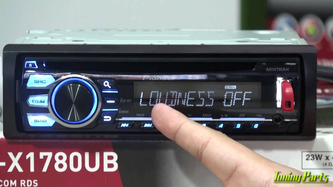 Pioneer DEH X1780UB - CD Player Lançamento 2015