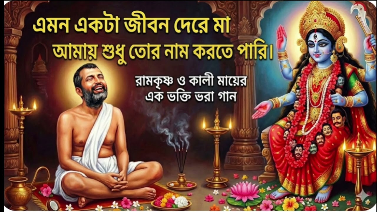 এমন একটা জীবন দে মা।। Emon Ekta Jiban De Maa।। লেখা।। ঝুটন শীল।। মায়ের আবেগী দেহ তত্ত্বের গান।।