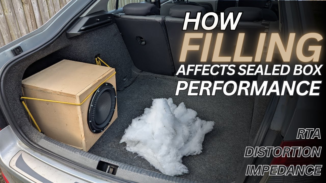 How does filling affect a sealed enclosure performance?