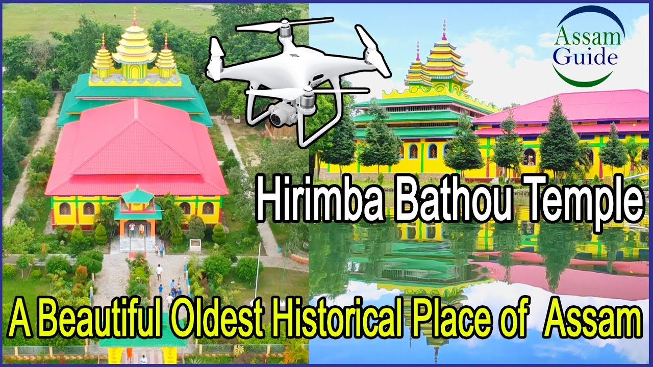 Hirimba Bathou Temple or Hirimba Bathou Thansali. Complete View and a beautiful looks by Assam Guide
