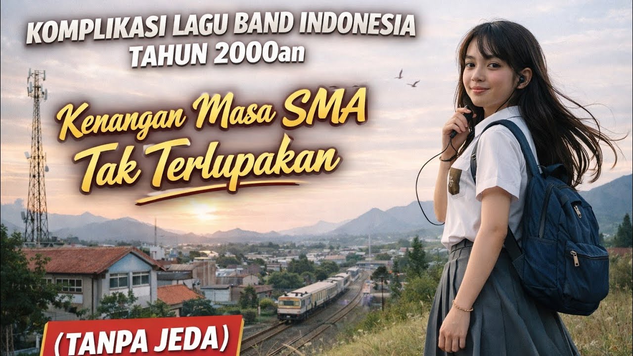 Kompilasi Lagu Band Indonesia Tahun 2000an | Kenangan Masa SMA Tak Terlupakan (Tanpa Jeda)