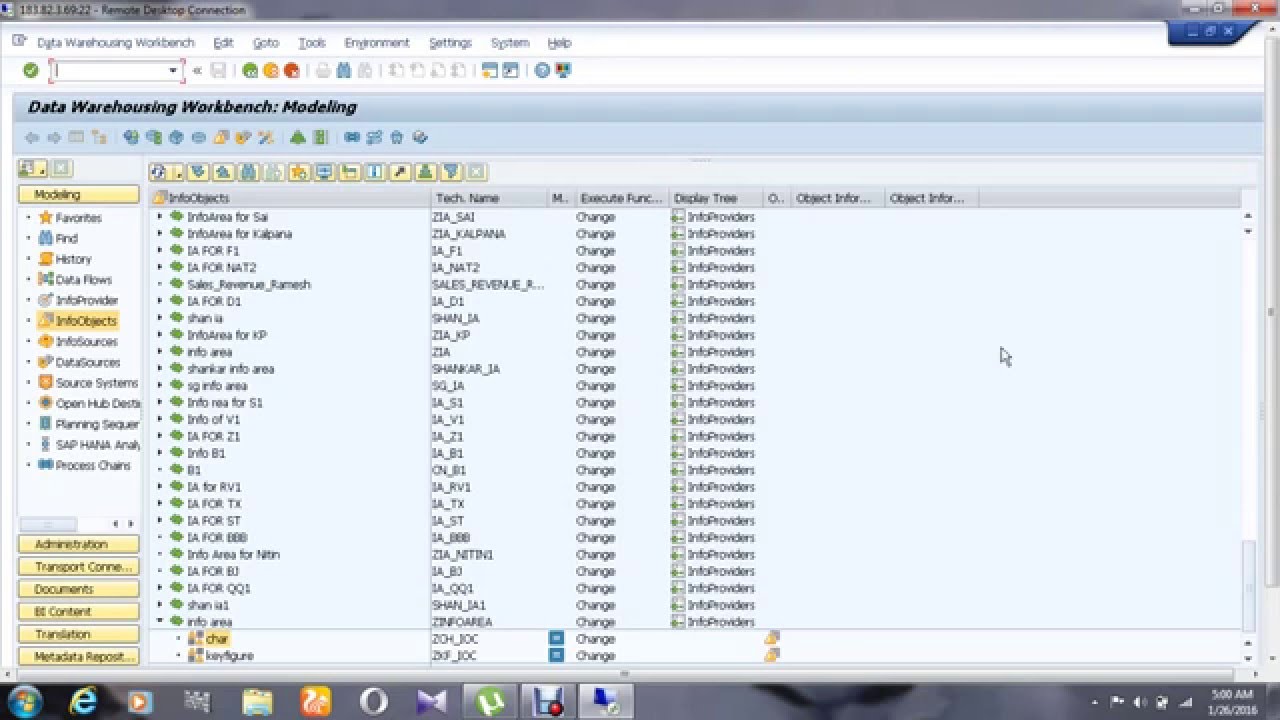 Creating Info object
