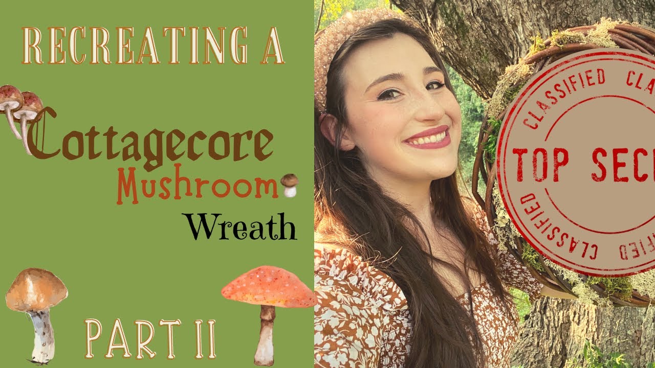 Cottagecore Mushroom Wreath || Joann Fabrics DIY 🍄