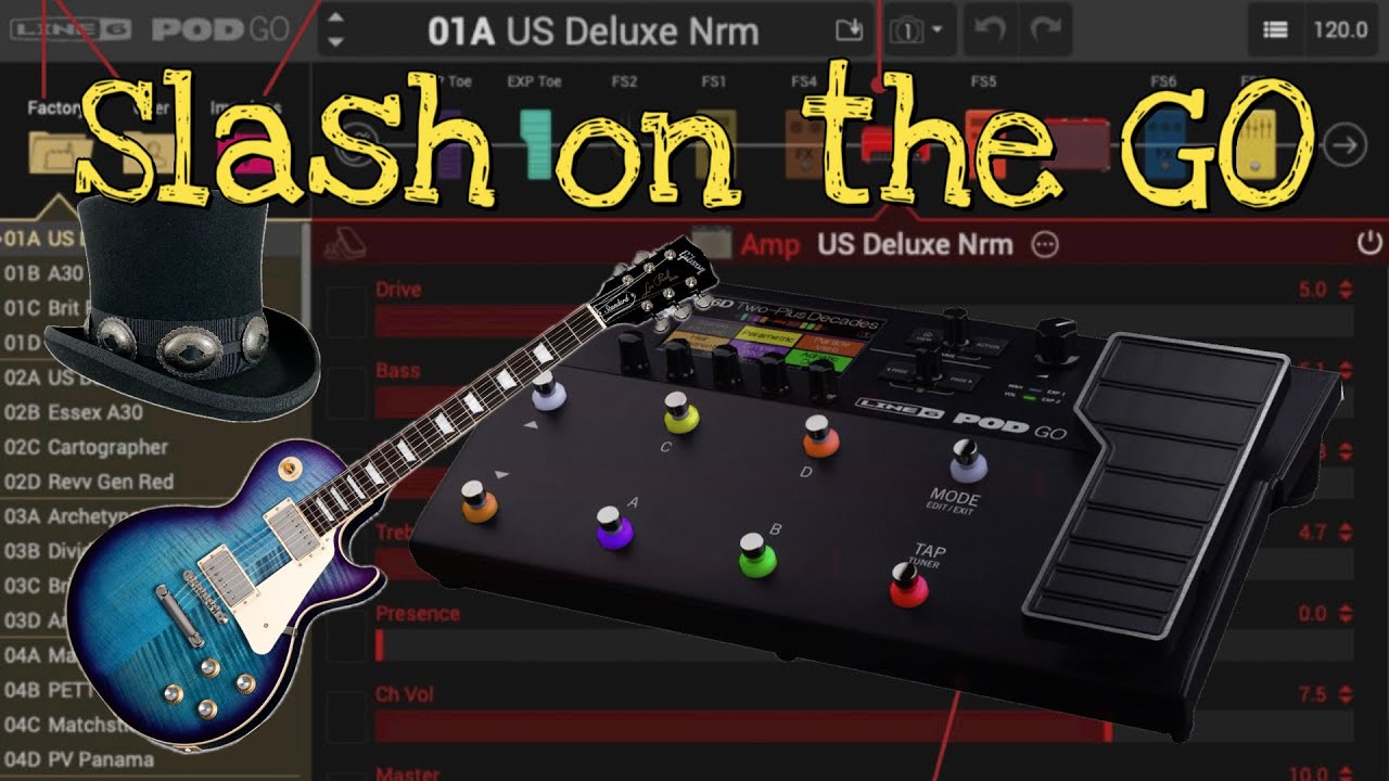 FREE Slash Preset for the LINE 6 POD GO...Use Your Illusion Era!
