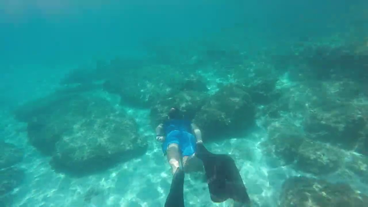 Snorkelling in Ayia Napa sandy bay October 2025