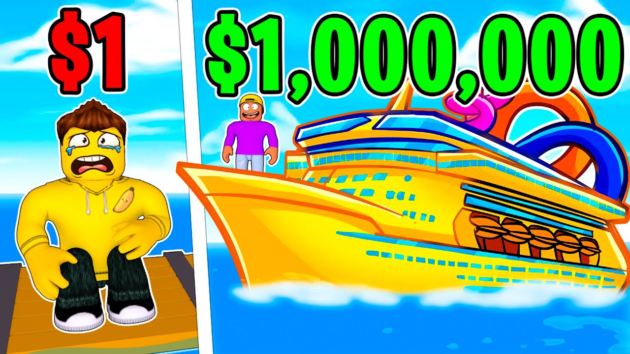 1$ vs 1.000.000$ Boot in Roblox Build a Boot!