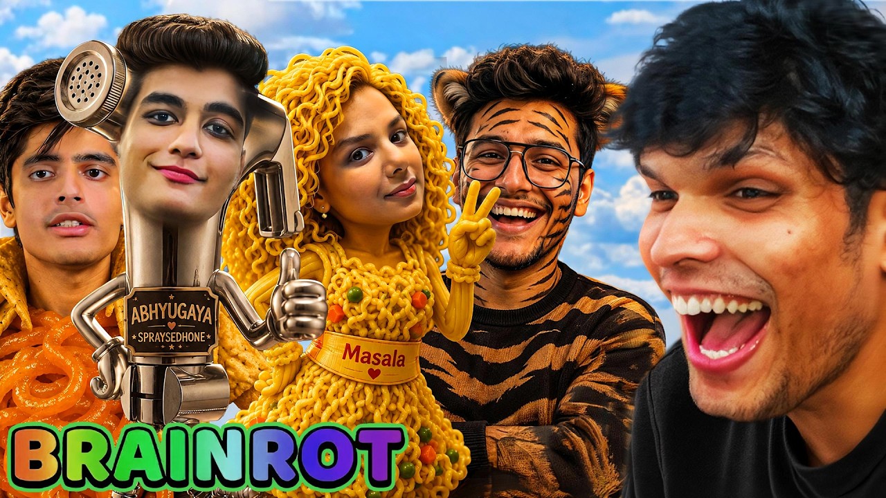 I Turned Indian Youtubers into WORST BRAINROT 😂😂😂