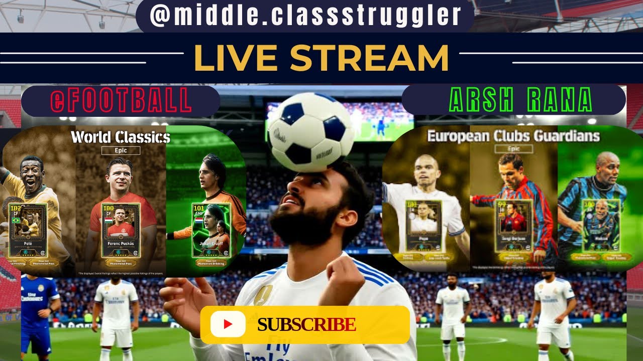 Arsh Rana | efootball Live | Mobile Gaming | Rank Push & Co-Op Only | 🎯 Goal 2K Subs | Use 🎧