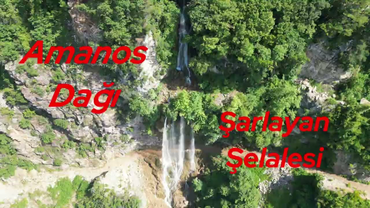 Hatay Hassa Amanos Dağı Şarlayan Şelalesi Drone Çekimi #hatay #hassa #dağ #mountains #keşfet #doğal