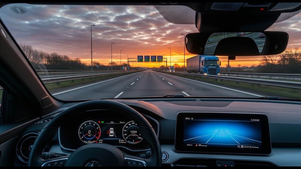 Видеорегистратор с автомагистралей M20 и M25 🇬🇧 | Оживлённое движение, грузовики и реальный вид о...