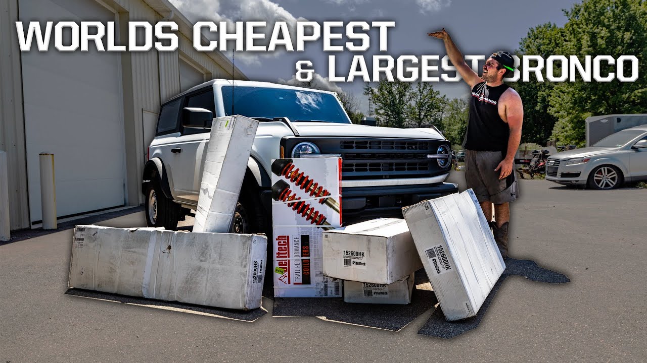 Unboxing My Bronco's 7'' LIFT KIT...*ITS HUGE*