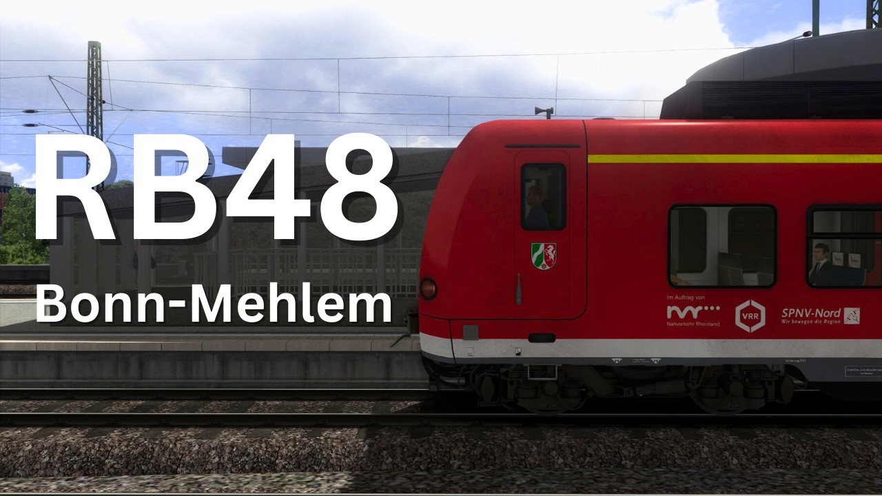 BR 425 to Bonn-Mehlem (with real announcements!) | Train Simulator Classic