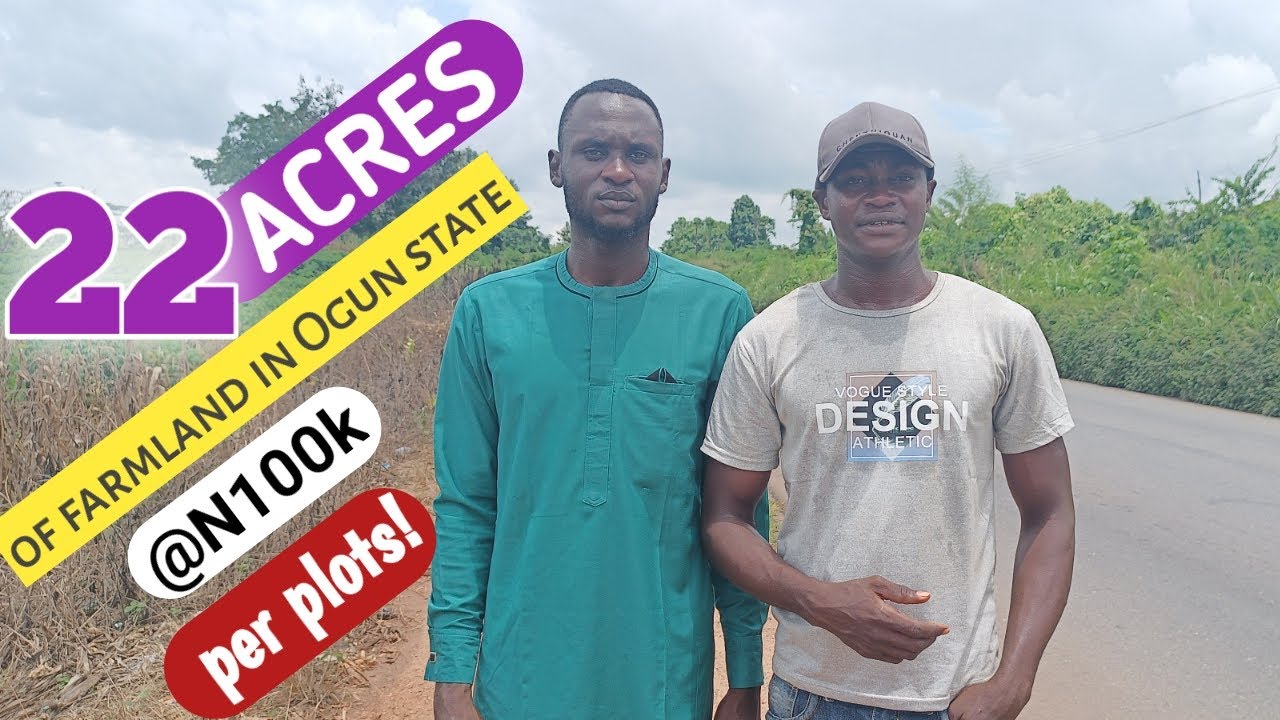 A visit to a twenty two acres farmland available for sell at Ajobo Ogun state Nigeria