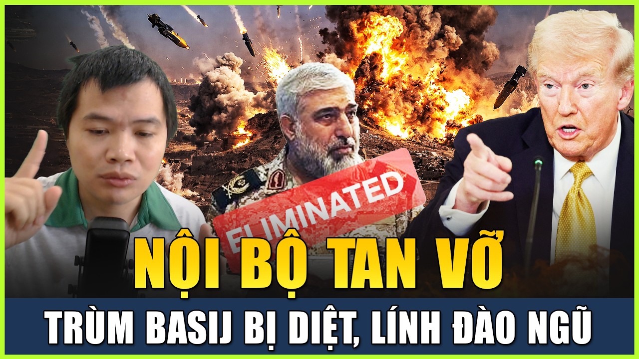 Live 11-03 (Sáng): ‘Rắn Mất Đầu’, Tư Lệnh Lực Lượng Basij Bị Tiêu Diệt? Lính Đào Ngũ, Nội Bộ Tan Vỡ