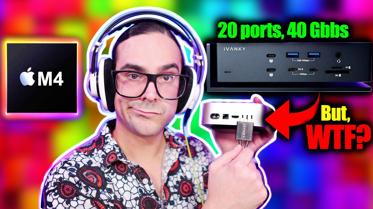 THE BEST DOCK FOR APPLE M4 MAC? | iVANKY Fusion Dock Max 1