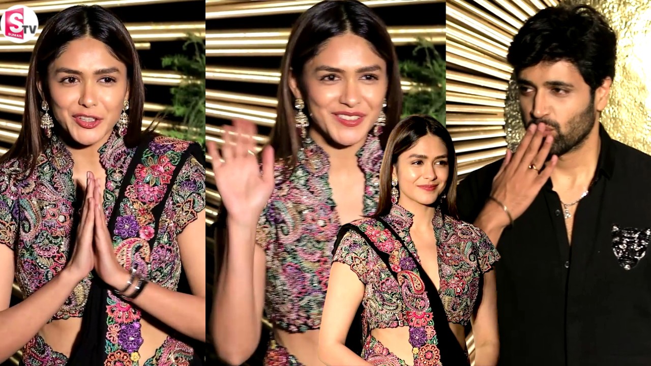 Dacoit Couple Adivi Sesh & Mrunal Thakur Cute Expression | Virosh Reception @SumanTVStars