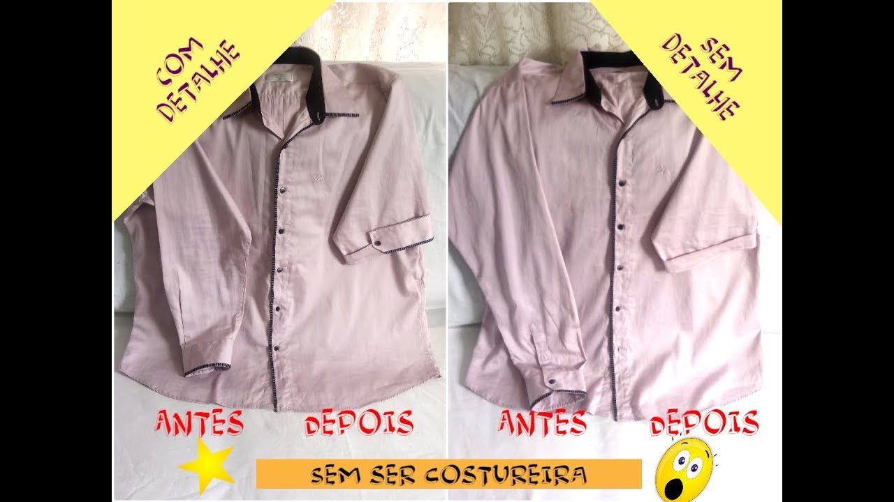 Como deixar camisa de manga longa com manga curta.