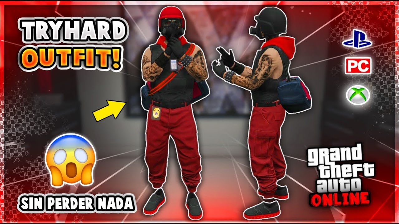 ✅NEW SIN PERDER NADA CONJUNTO MOD JOGGERS ROJOS -MODDED OUTFITS【PS4/PS5/XboxOne/Pc】Clothing Glitches