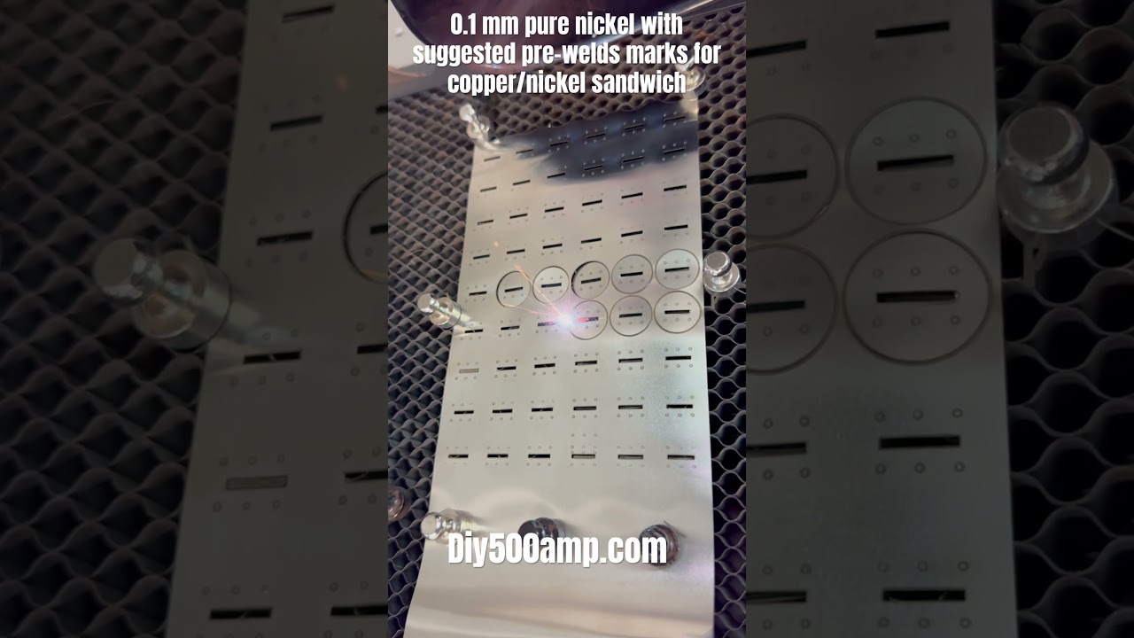 Cutting 0.1mm Pure Nickel for Copper/Nickel Sandwich &ndash; Pre-Slot Marking Method