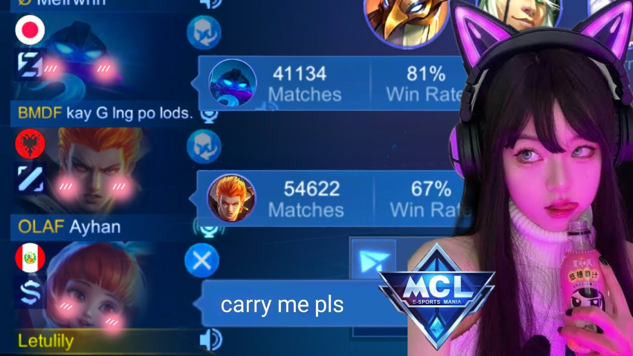 I PRETEND TO BE GIRL IN MCL MATCH AND THIS HAPPENED 😂 ...