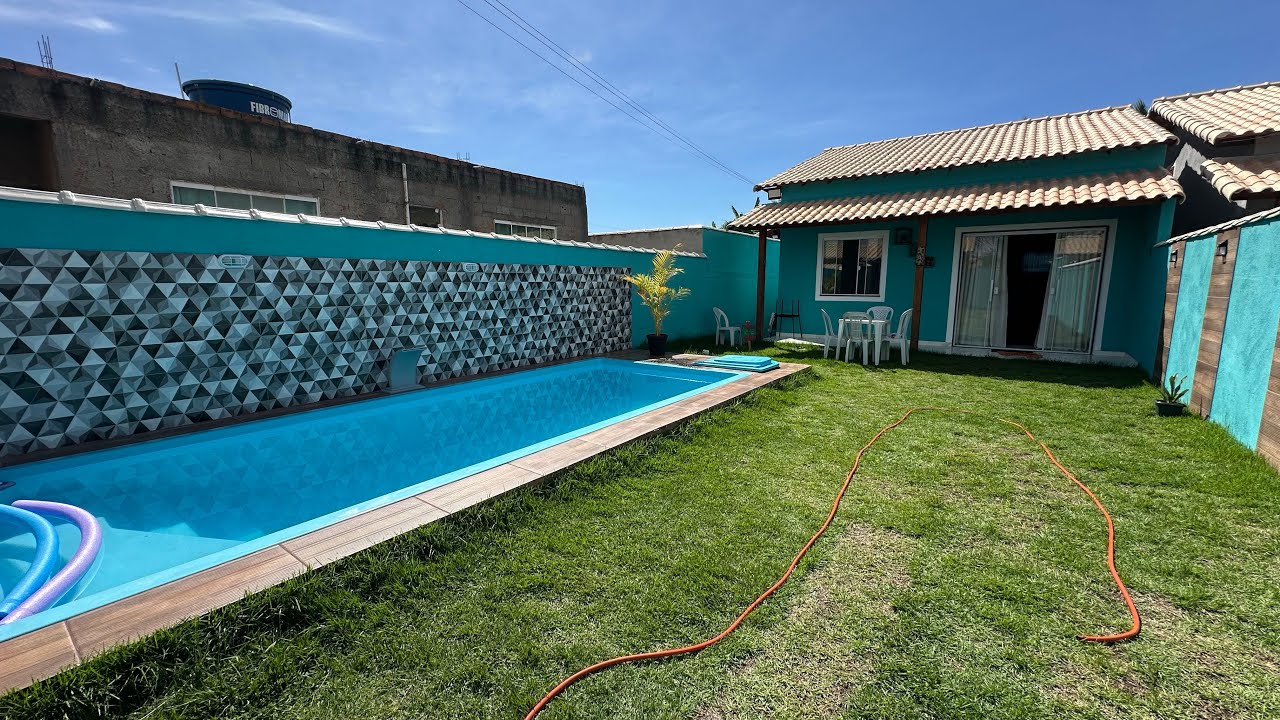 Casa completa com piscina no Bougainville 4 em Unamar - cabo Frio