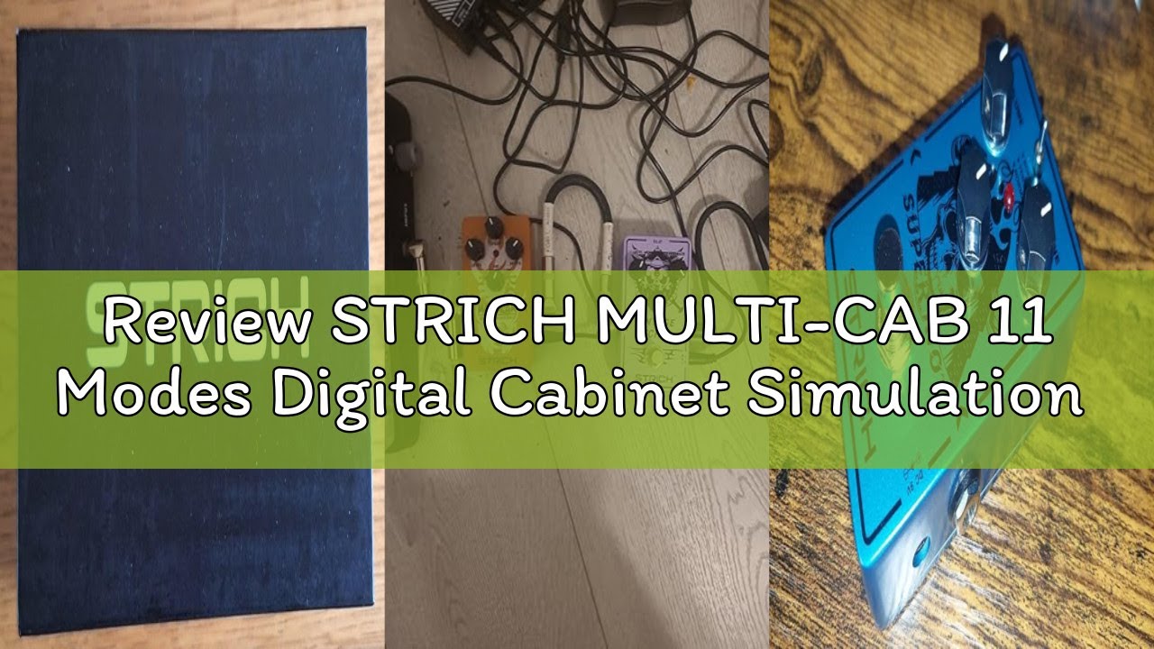 Review STRICH MULTI-CAB 11 Modes Digital Cabinet Simulation Guitar Pedal, Compact Mini Unit, True By
