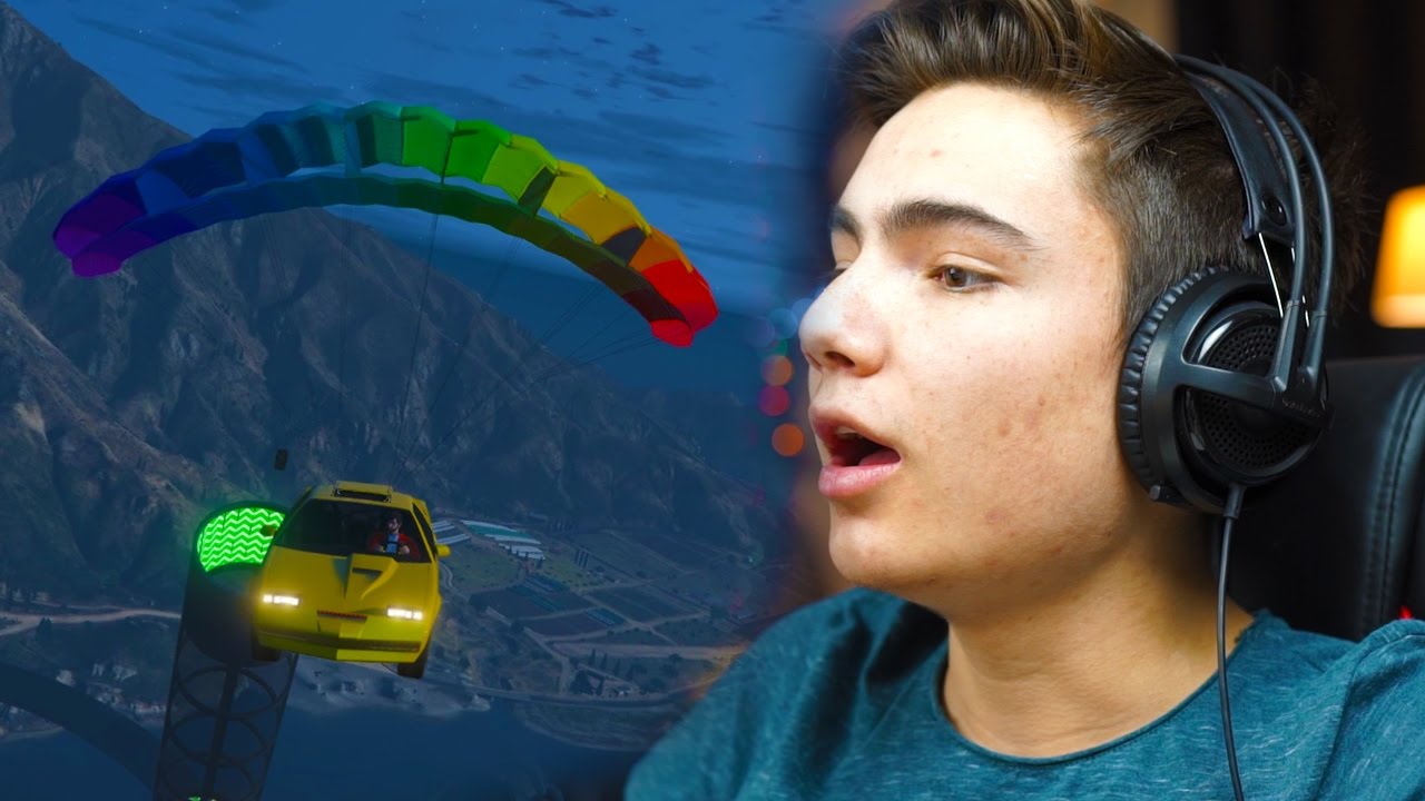 GTA 5 Online - PARAŞÜTLÜ ARABALARLA YARIŞ !