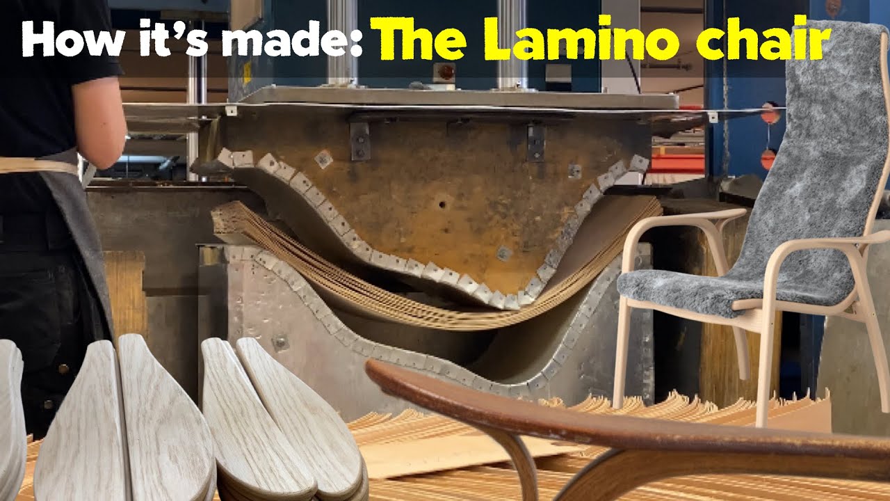 How it's made: The Lamino chair by Yngve Ekström, a Swedish design classic!