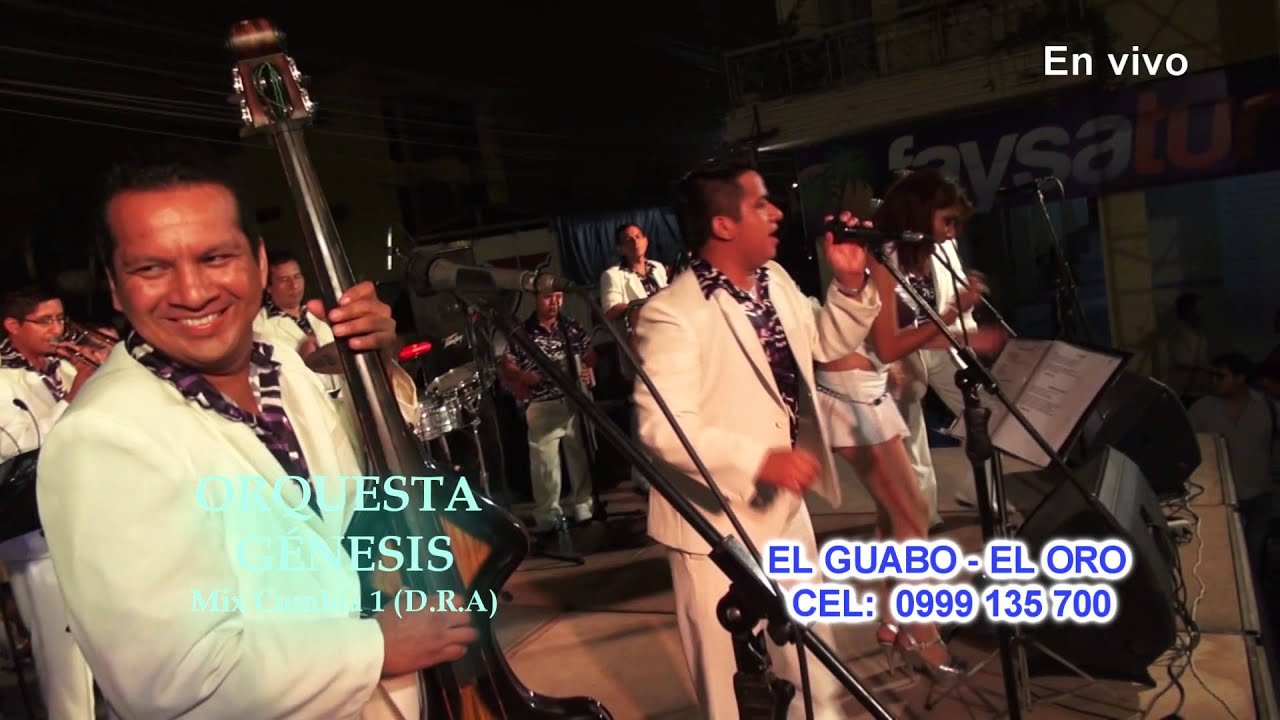 ORQUESTA GÉNESIS DEL GUABO MIX CUMBIA 1 - 0997 024 213