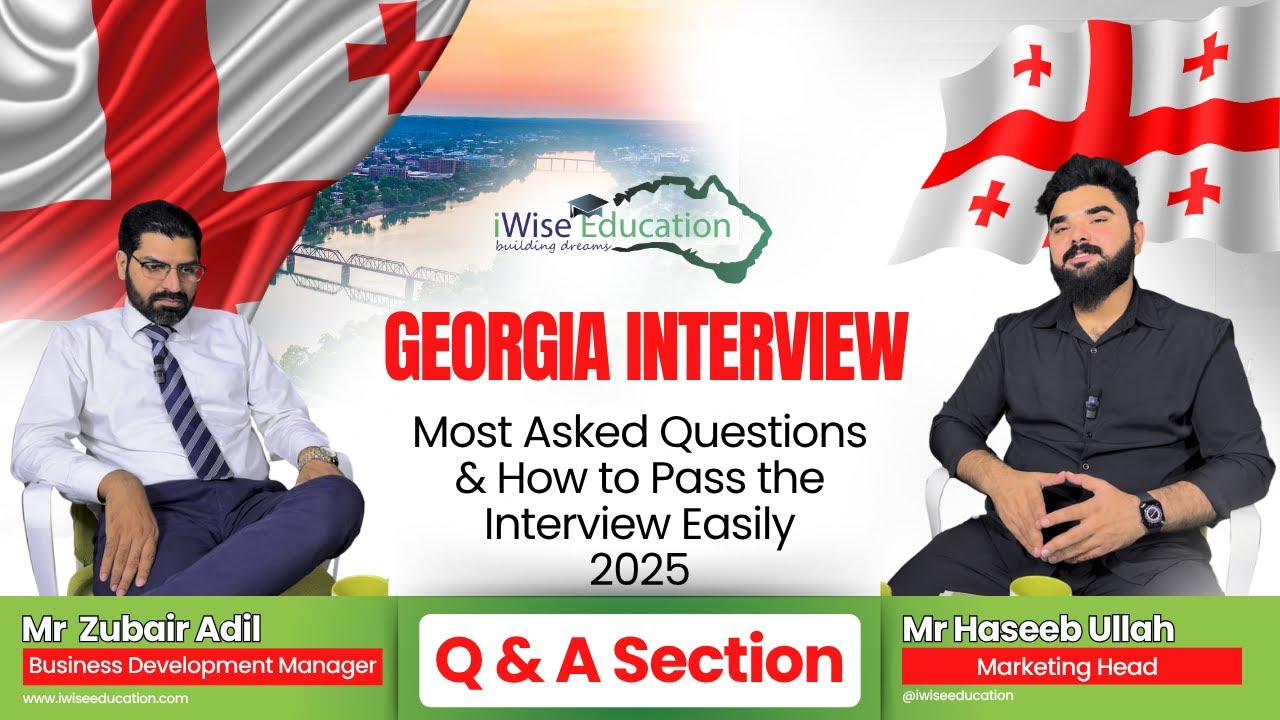 ✈️ Georgia Student Visa Interview Tips 2025 | Pass the Entry Test & Secure Your Admission!