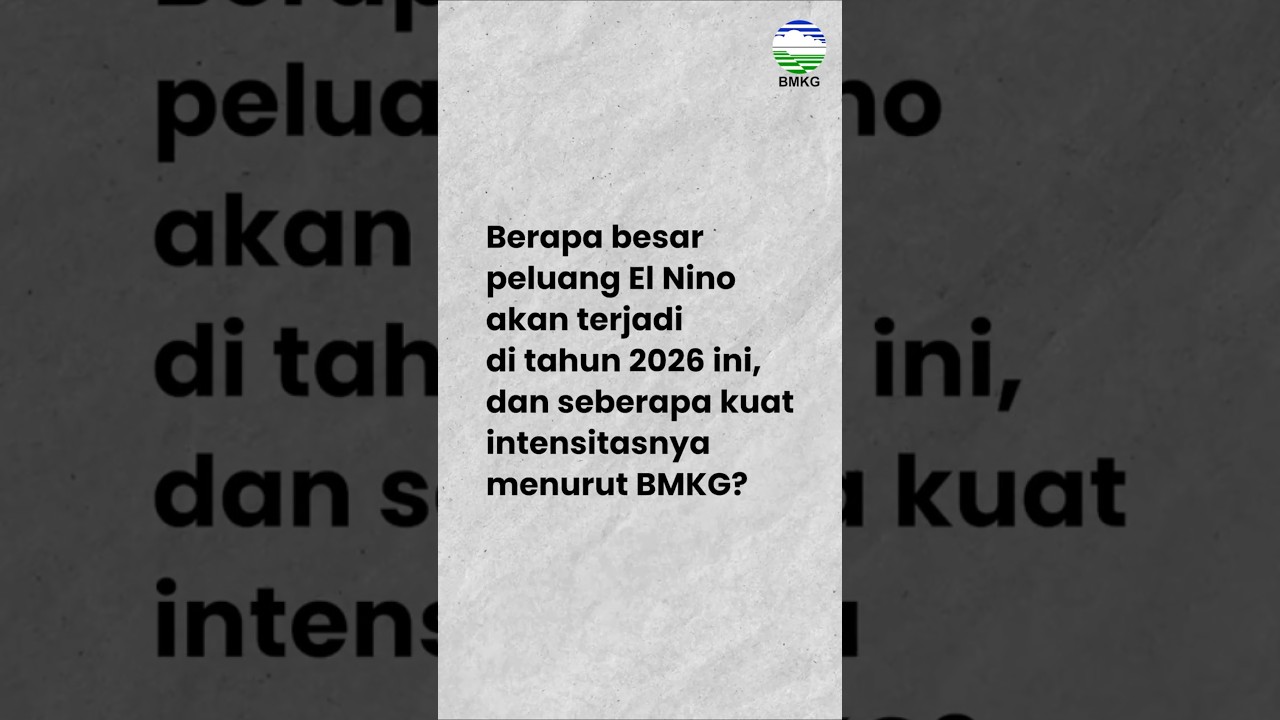 Bagaimana peluang El Ni&ntilde;o di 2026?
