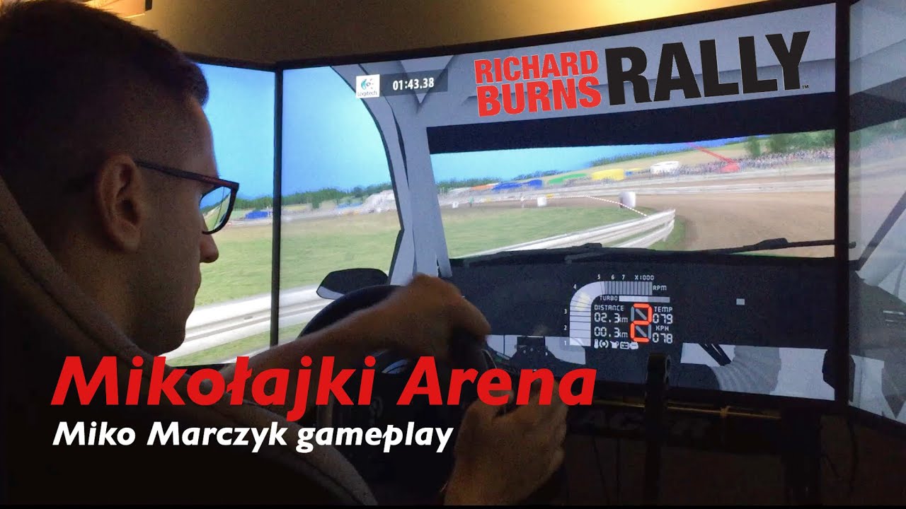 Richard Burns Rally - &Scaron;koda Fabia R5 / Rajd Polski OS Mikołajki Arena / Miko Marczyk gameplay